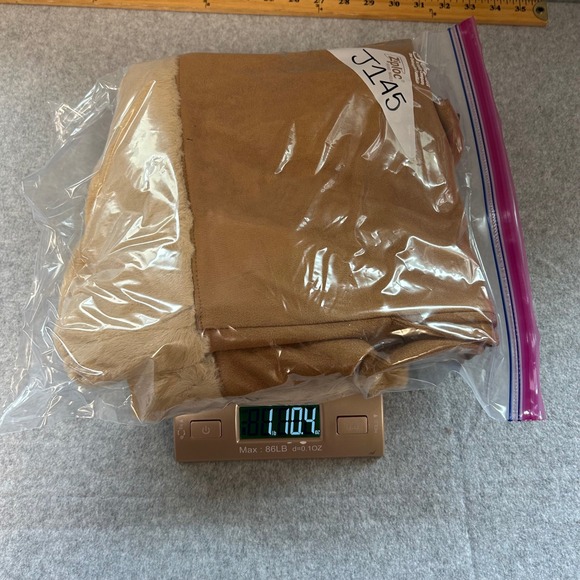 ZARA Faux Fur Faux Suede Jacket Coat Brown Tan Super Soft Womens Size‎ Medium - Picture 16 of 16